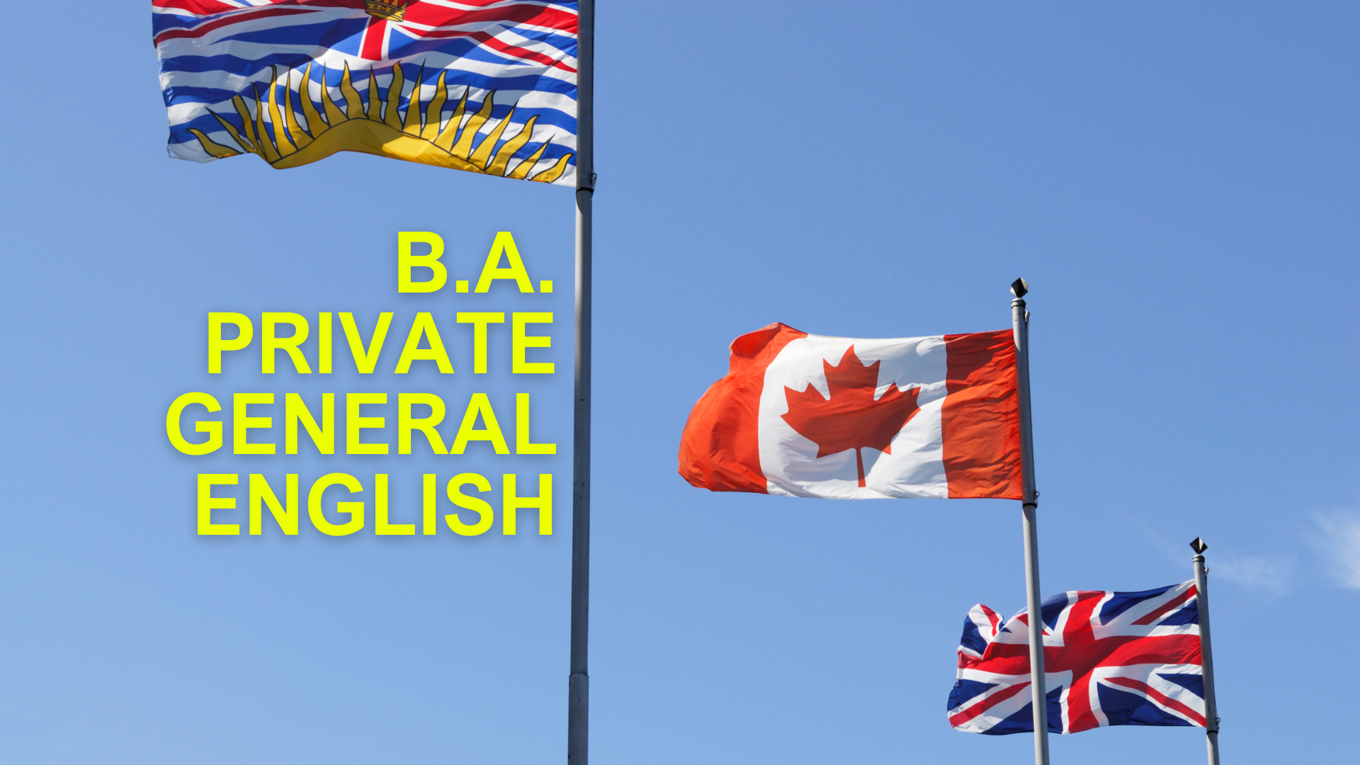 BA - Private General English